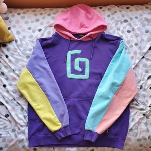 Karl Jacobs limited edition, multi-color spiral hoodie (3XL)